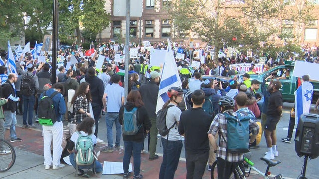 Cambridge Israel protest 