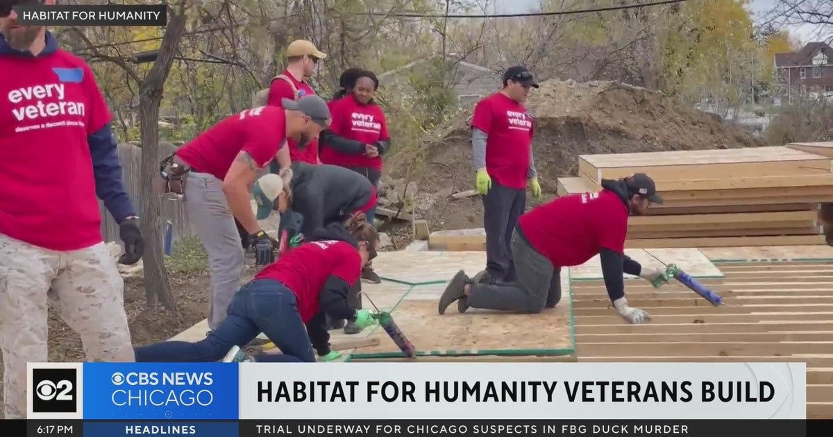 Habitat for Humanity to kick off 2023 Veterans Build program - CBS Chicago