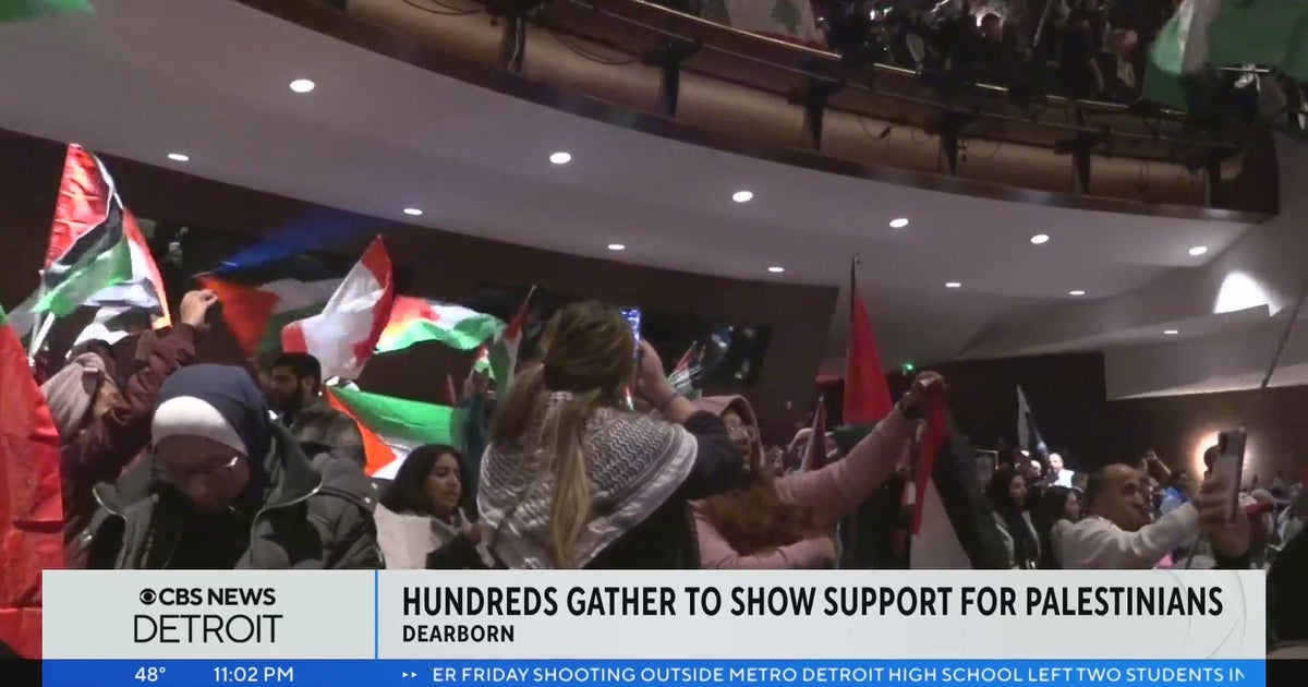 Dearborn community holds rally in support of the Palestinian cause ...
