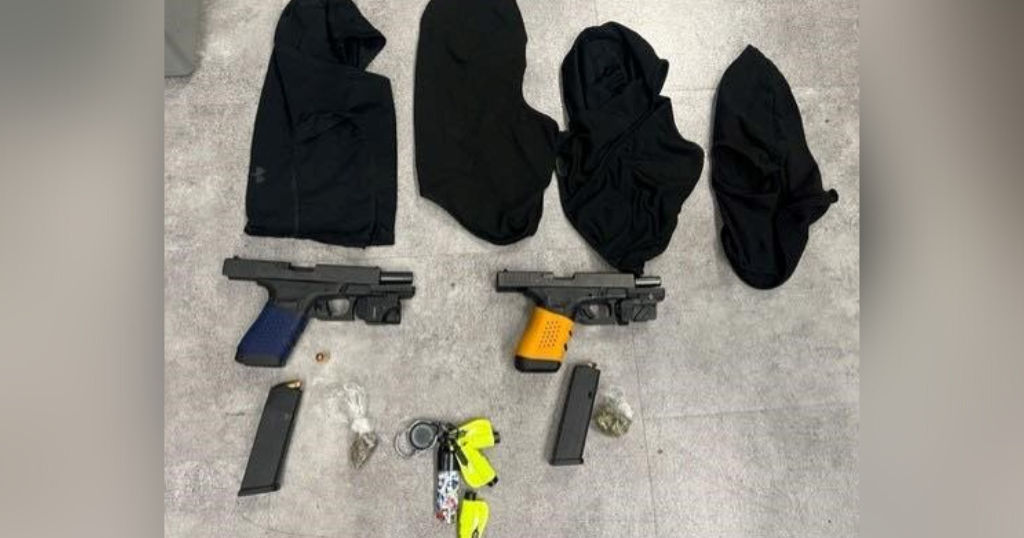 Police: Teens in Solano County found with loaded guns and ski masks inside car