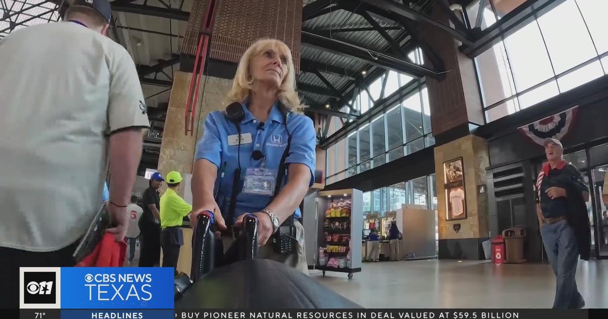 This Texas Rangers employee has been there for every home playoff game ...