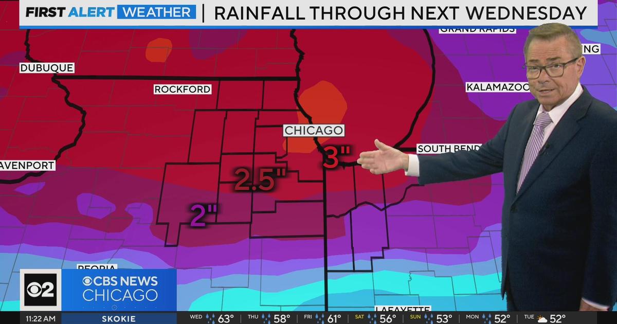 Chicago First Alert Weather Lots Of Rain On The Way Cbs Chicago