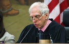 Justice Arthur Engoron speaks during the trial of former President Donald Trump in a civil fraud case brought by New York Attorney General Letitia James at a Manhattan courthouse on Tuesday, Oct. 3, 2023. 