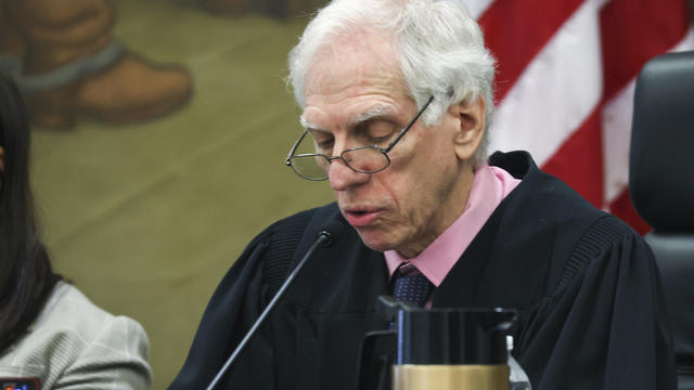 Justice Arthur Engoron speaks during the trial of former President Donald Trump in a civil fraud case brought by New York Attorney General Letitia James at a Manhattan courthouse on Tuesday, Oct. 3, 2023. 