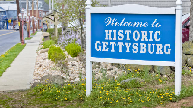 Gettysburg's "Welcome to Historic Gettysburg" Welcome Sign 