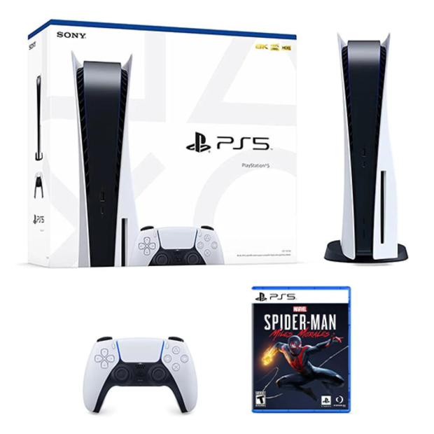 PlayStation 5 Console + Marvel's Spider-Man: Miles Morales 