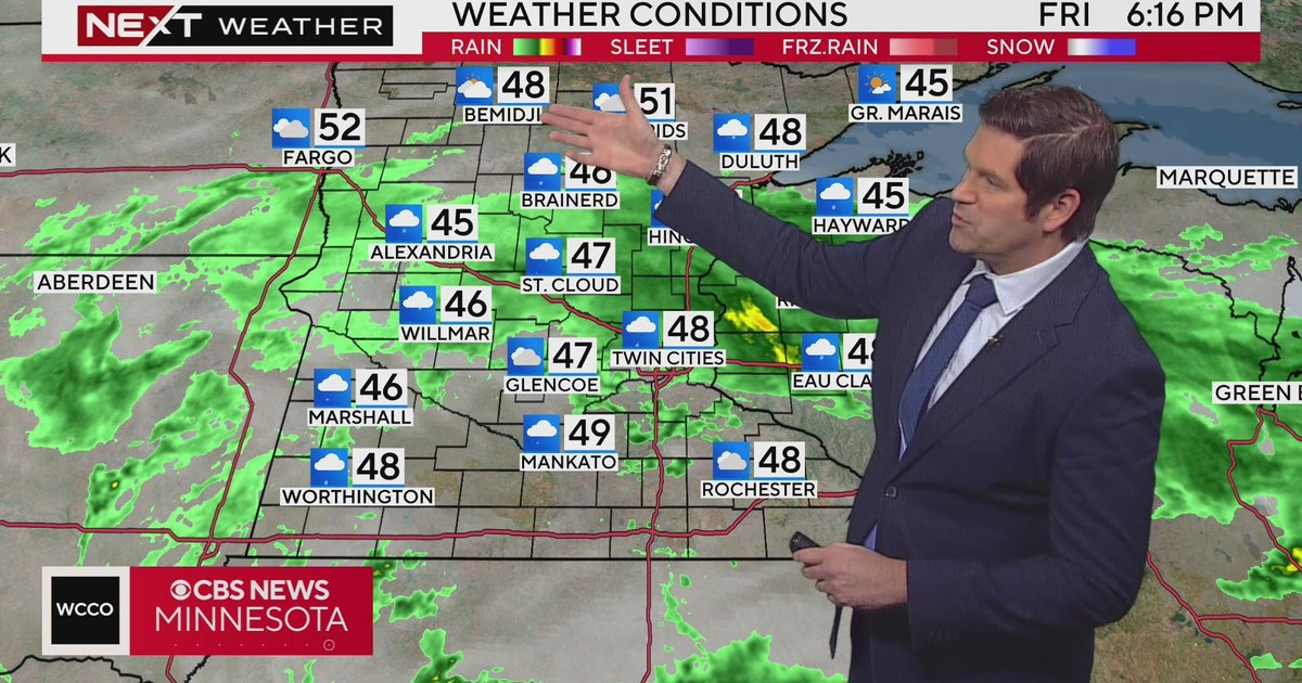 NEXT Weather: 6 p.m. forecast from October 13, 2023 - CBS Minnesota