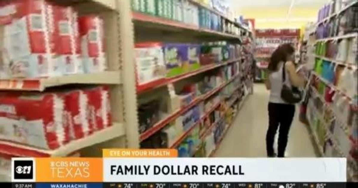 Family Dollar recalls CBS Texas