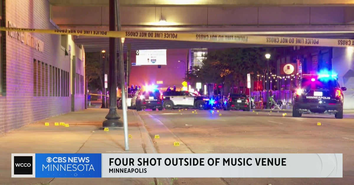 4 shot outside Minneapolis music venue - CBS Minnesota
