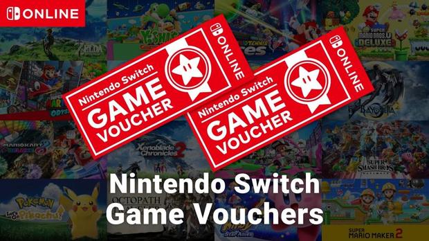 Nintendo Switch game vouchers x2 