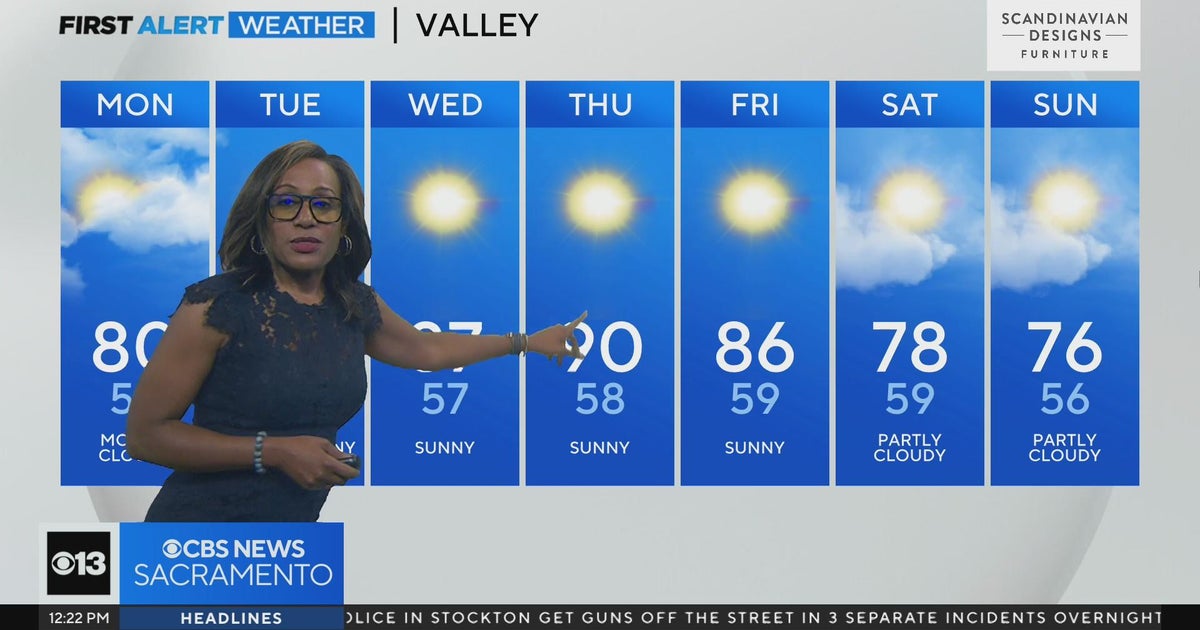 Sacramento Monday afternoon weather forecast - 10/16/23