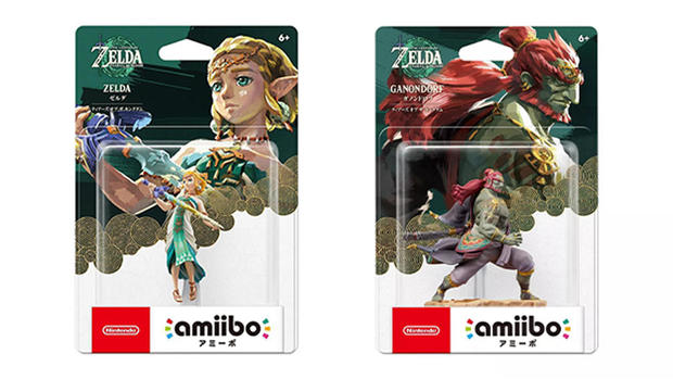 Nintendo Amiibos: TOTK Zelda and Ganondorf figurines 