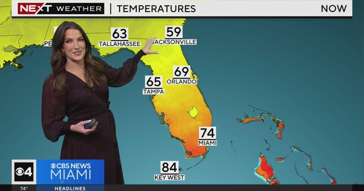 Miami Weather for Monday 10/16/2023 12PM - CBS Miami