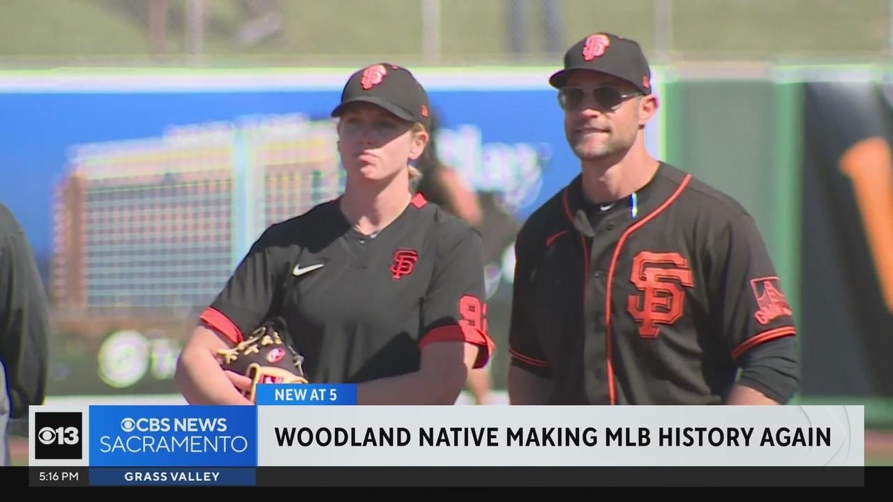 Woodland native Alyssa Nakken is first woman to ever interview for MLB  manager position - CBS Sacramento