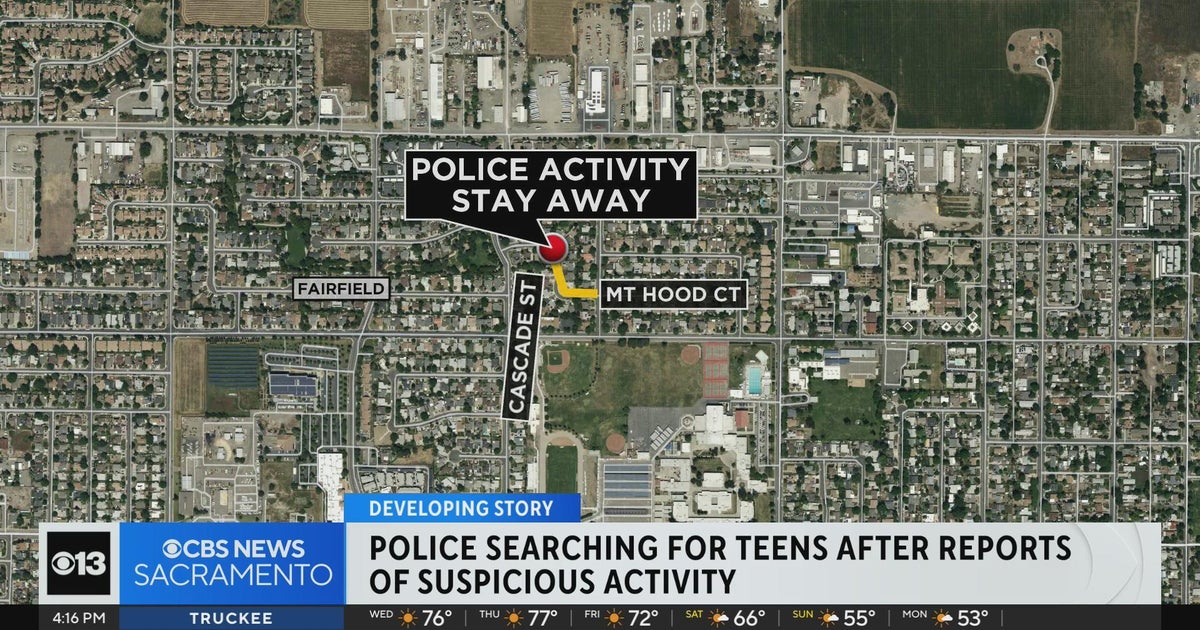 Woodland police searching for teens after reports of suspicious activity