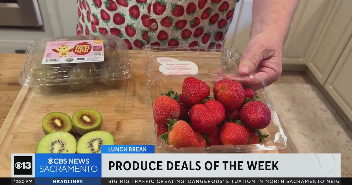 Lunch Break: Buddha hand, strawberries, kiwis and more.