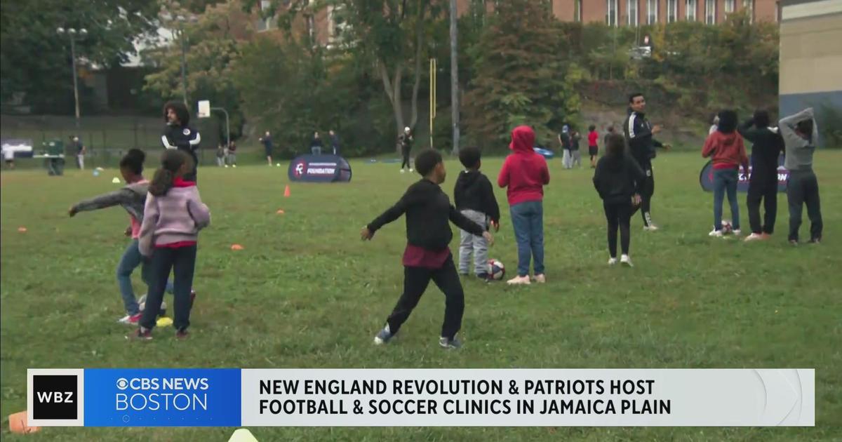 Revolution, Patriots host soccer and football clinics in Jamaica Plain