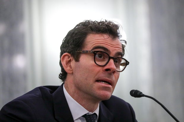 Instagram CEO Adam Mosseri testifies at a Senate subcommittee hearing on December 08, 2021.