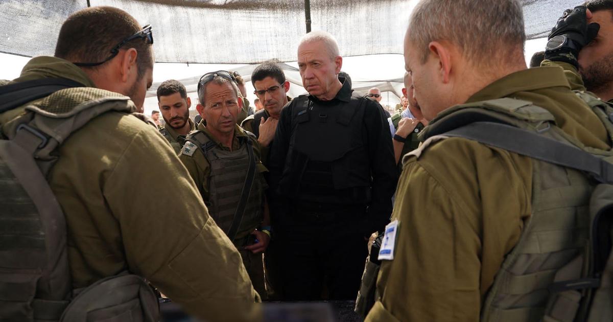 Израелският министър на отбраната Йоав Галант изложи в четвъртък четиристранен