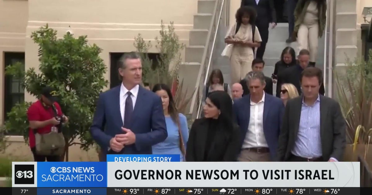 California Governor Gavin Newsom announces visit to Israel