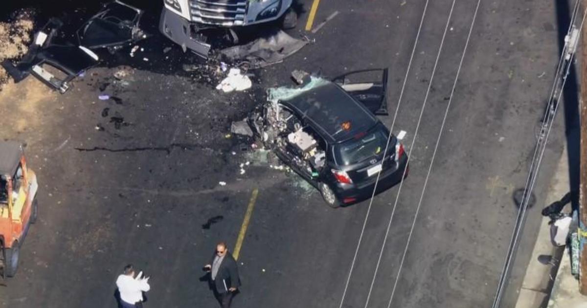 Driver killed in crash involving semi-truck in downtown Los Angeles ...