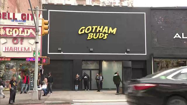 The exterior of Gotham Buds in Harlem. 