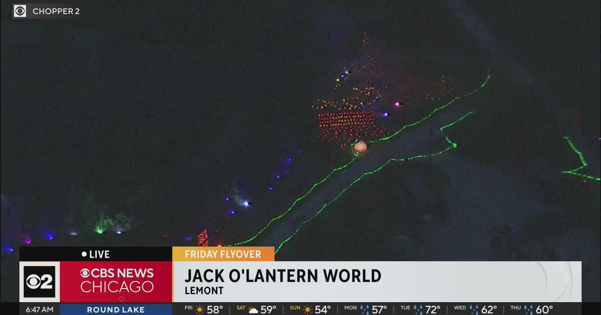 Friday Flyover Jack O’Lantern World in Lemont CBS Chicago