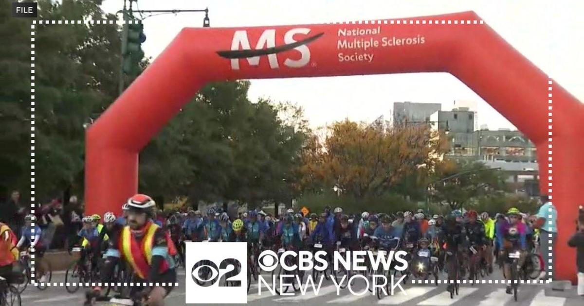 Annual Bike MS NYC gets underway in Manhattan CBS New York