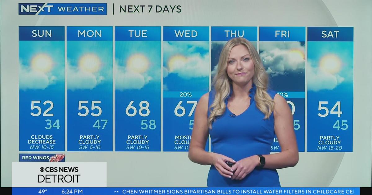 NEXT Weather Forecast October 21, 2023 (Tonight) CBS Detroit