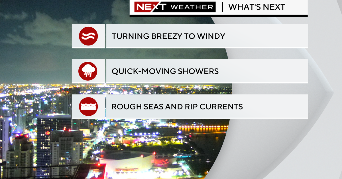 Breezy South Florida Tuesday with highs in the mid-80s Breezy South Florida Tuesday with highs in the mid-80s