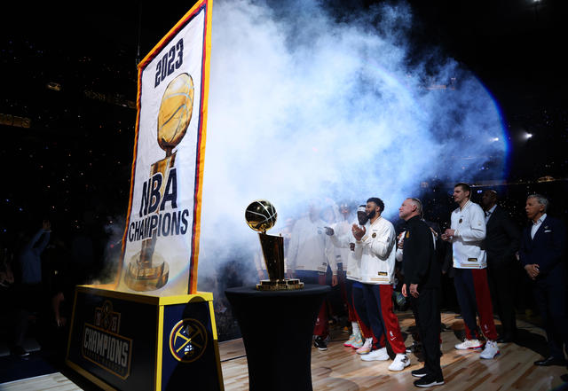 Here's a close look at the Denver Nuggets' championship rings