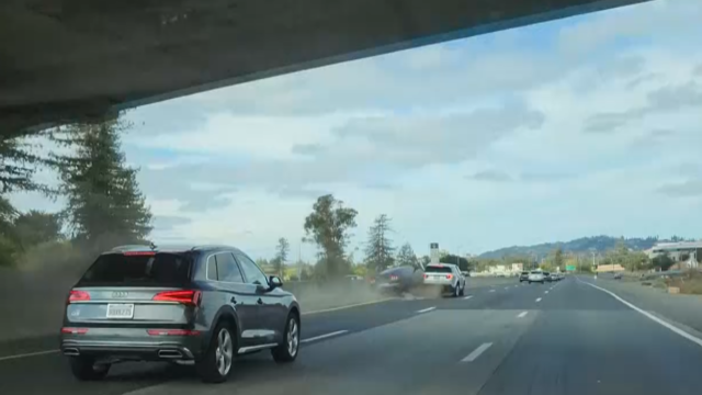 Santa Rosa CHP pursuit and crash 