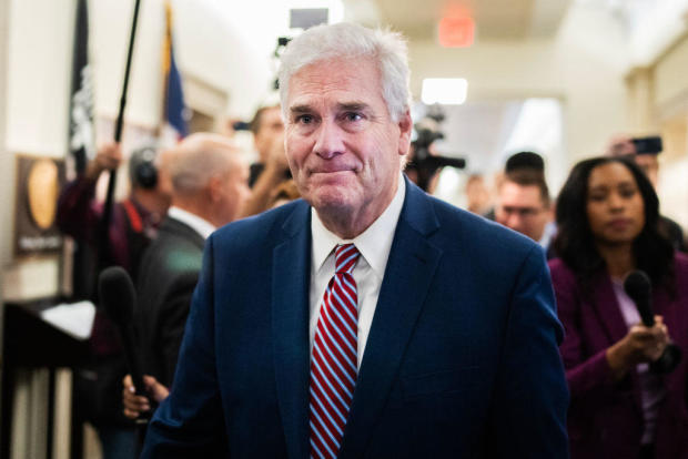 House Majority Whip Tom Emmer on Capitol Hill on Tuesday, Oct. 24, 2023. 