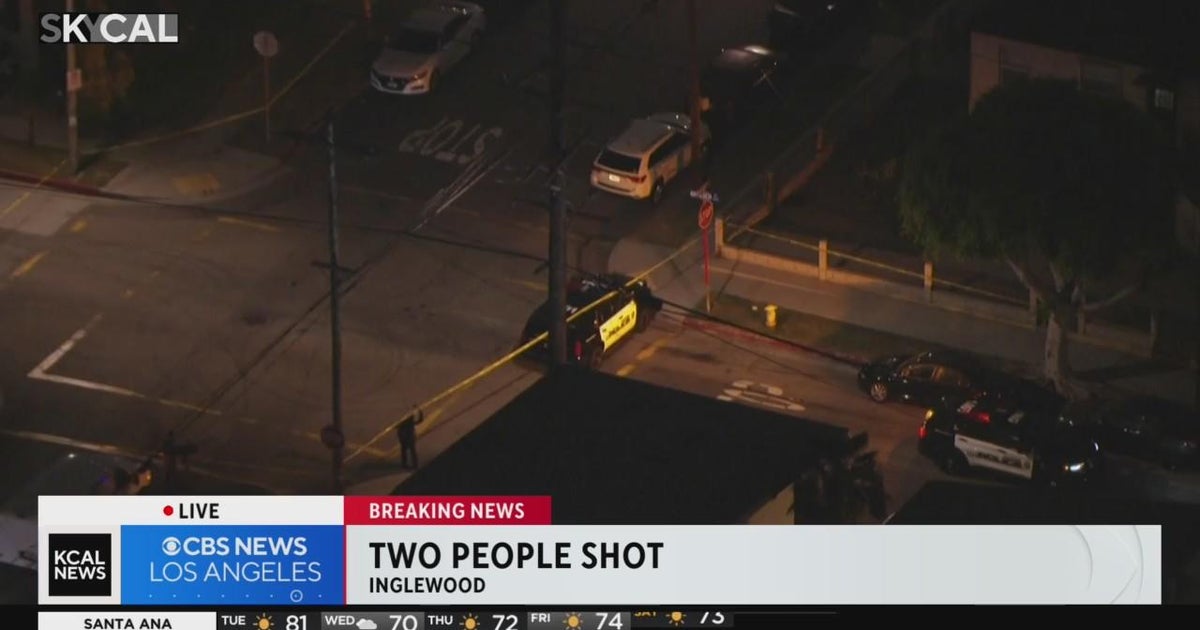 1 killed, 1 wounded after double shooting in Inglewood CBS Los Angeles