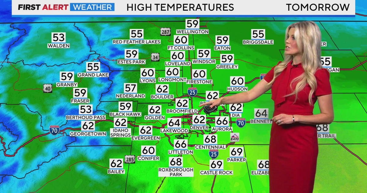 Cool Down Begins Before A Frigid, Snowy Weekend - CBS Colorado
