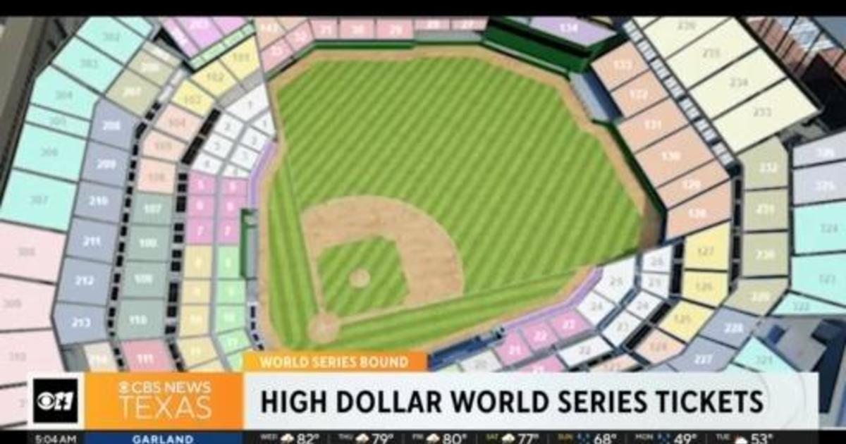 Are Texas Rangers Fans Willing To Spend Big On World Series Tickets Cbs