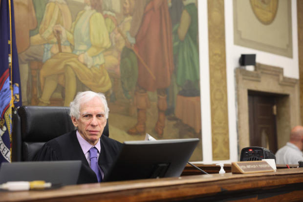 Judge Arthur Engoron during the Trump fraud trial at New York State Supreme Court on Wednesday, Oct. 25, 2023. 