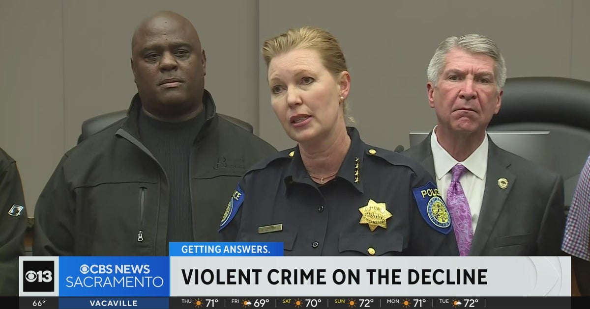Police say violent crime is on the decline in Sacramento