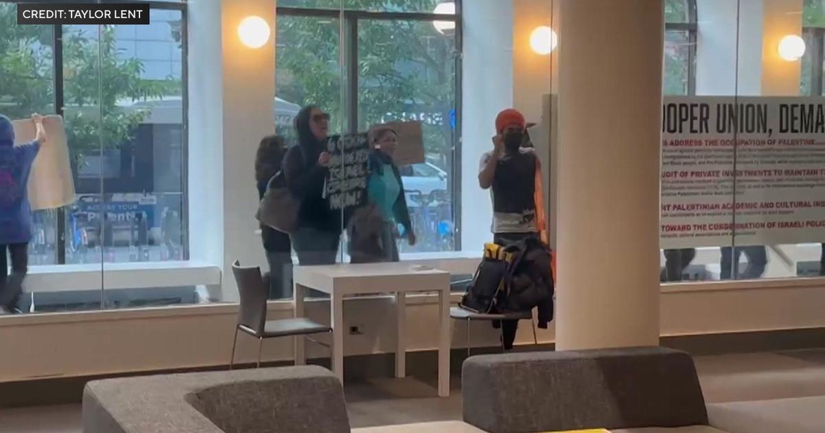 Pro-Palestinian rally at Cooper Union leads to tense moments at school library