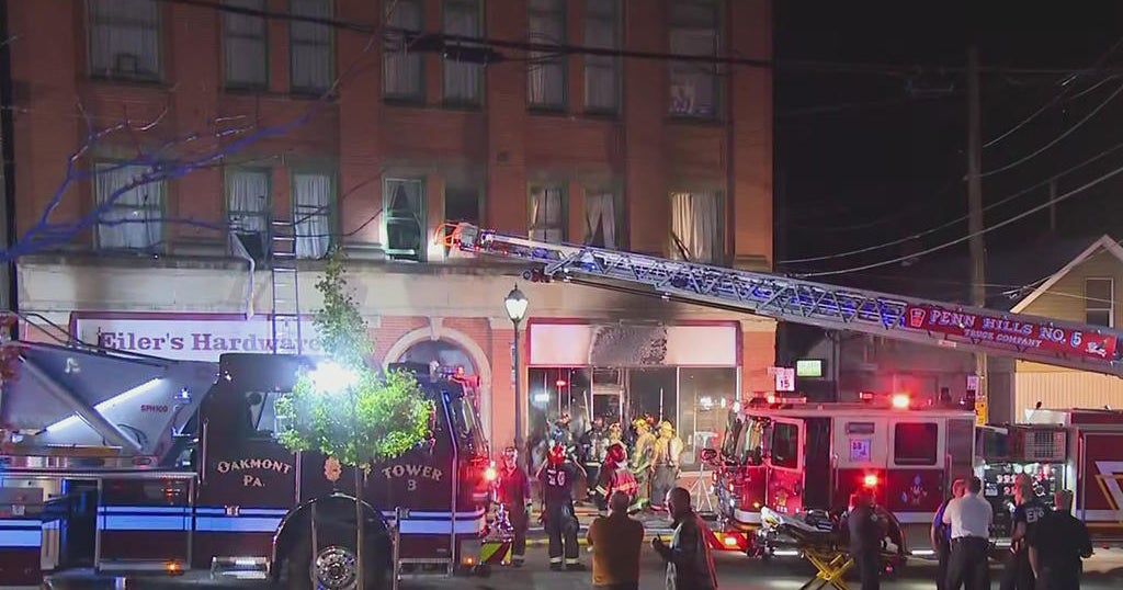 Firefighters battle flames at Eilers Hardware Store in Verona