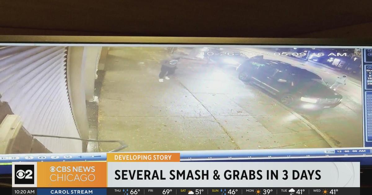 Thieves crash car into Louis Vuitton store on Magnificent Mile