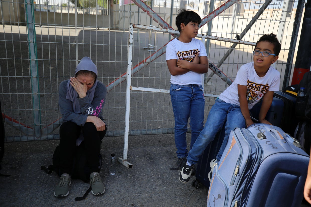 Families of Americans trapped by Israel-Hamas war in Gaza tell CBS News ...