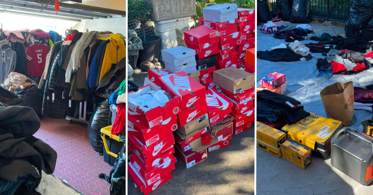 4 charged after discovery of 1M in stolen merchandise in Stockton