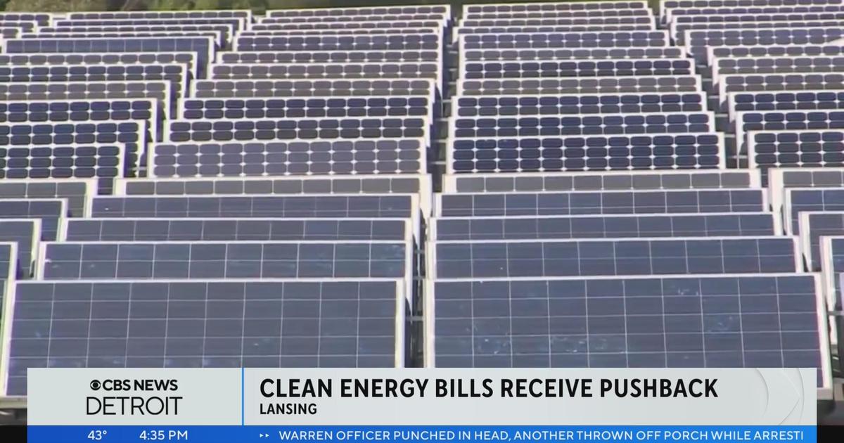 Clean Energy Bills Received Pushback By Michigan Businesses - CBS Detroit