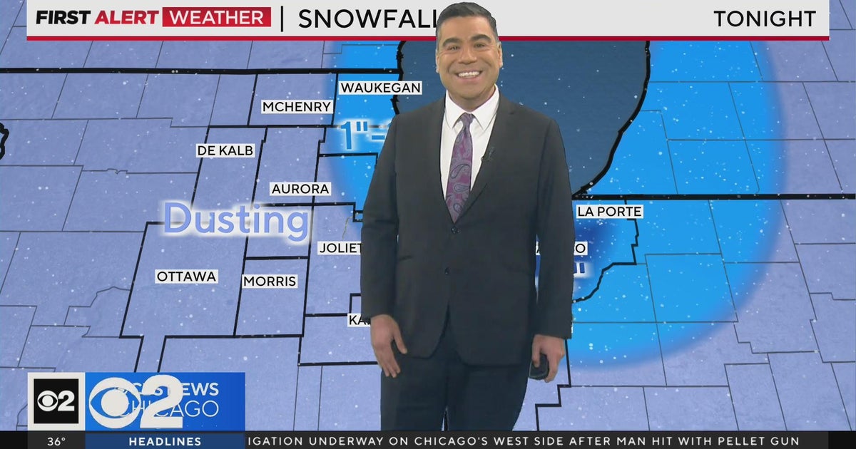 Chicago First Alert Weather: Snow tapers off - CBS Chicago