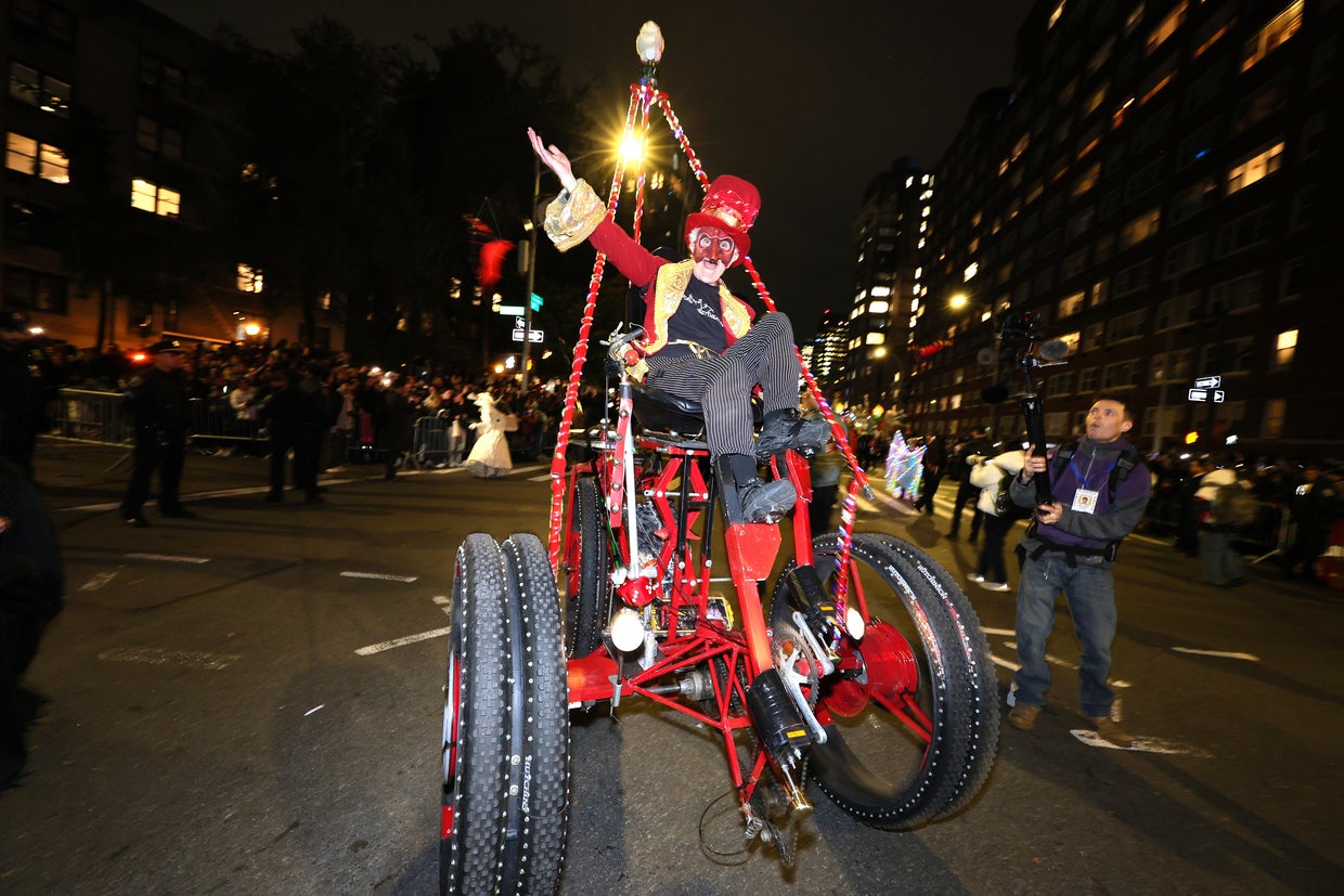 Attendees of the 2023 New York City Halloween Parade on October 31, 2023 in New York City.