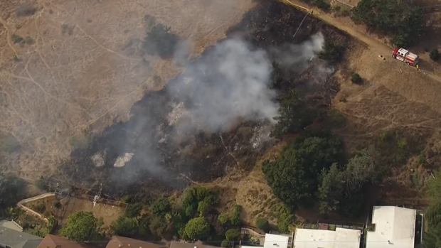 El Cerrito brushfire 