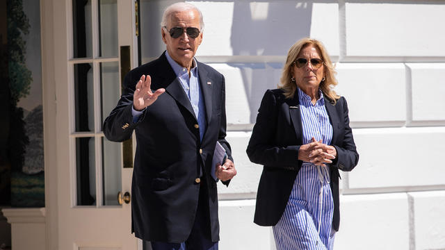 President And Mrs Biden Depart White House For Florida 