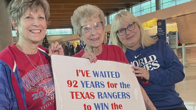 92-year-old Texas Rangers superfan witnesses team's first ever World Series win in person 