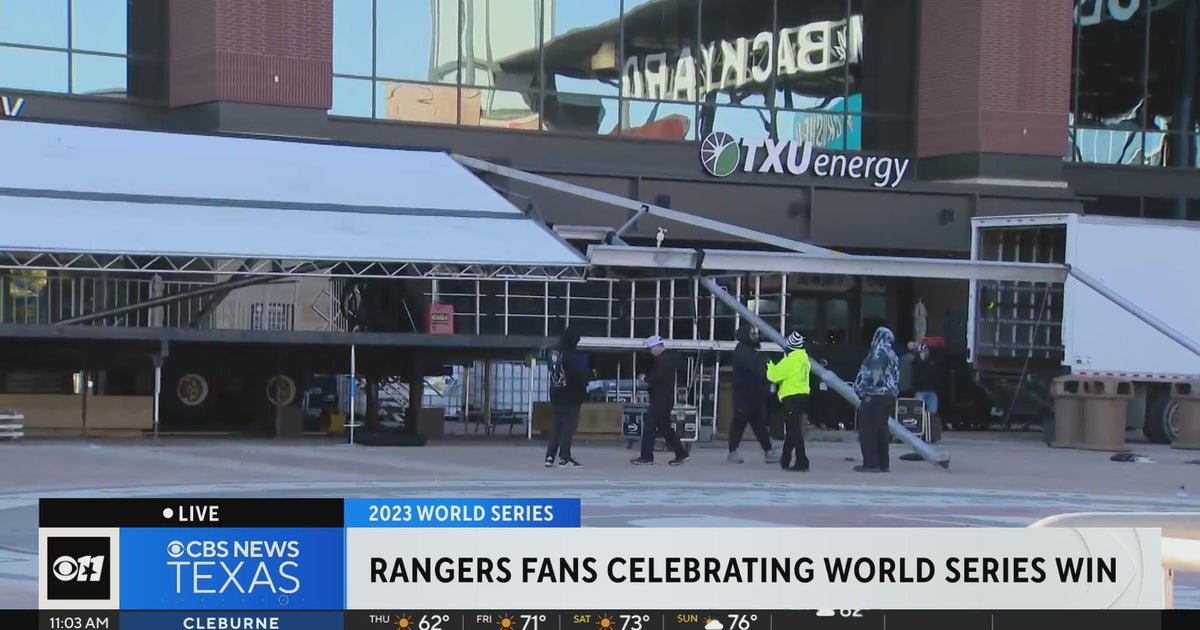 Texas Rangers fans celebrating World Series win as parade preps remain ...